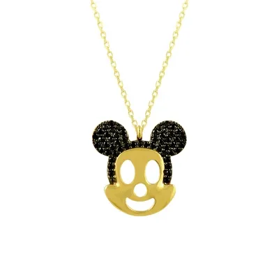 Mickey Mouse Altın Kolye